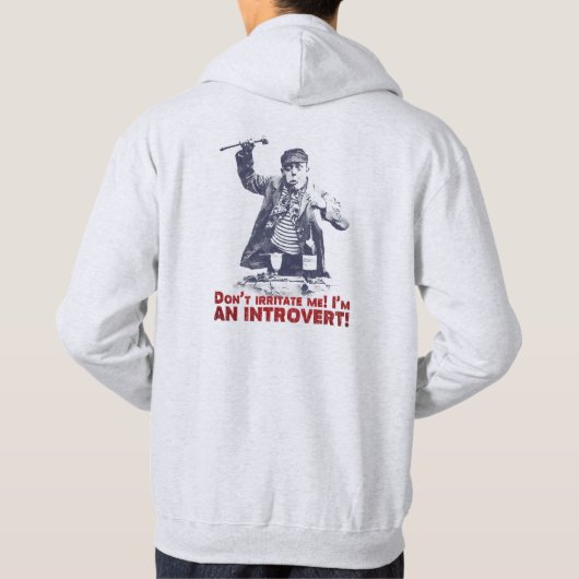 The Sanctum "Don't Irritate Me! I'm an Introvert" Hoodie (Achterkant)
