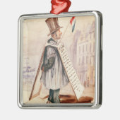 The Sandwich Board Man, Boulevard du Temple, 1839 Metalen Ornament (Links)