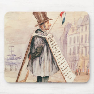 The Sandwich Board Man, Boulevard du Temple, 1839 Muismat