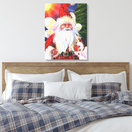 The Santa Fairy Canvas Afdruk (Insitu (Slaapkamer))