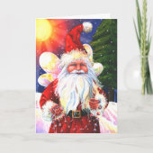 The Santa Fairy Feestdagen Kaart (Voorkant)