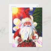 The Santa Fairy Feestdagenkaart (Voorkant / Achterkant)