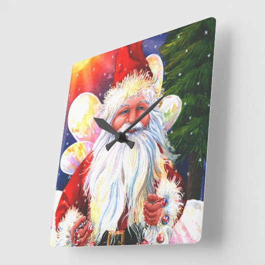 The Santa Fairy Vierkante Klok (Hoek)