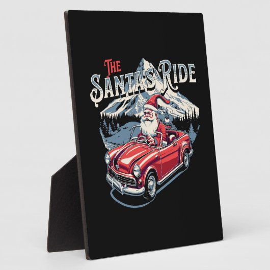 The santa's ride. fotoplaat (Zijkant)