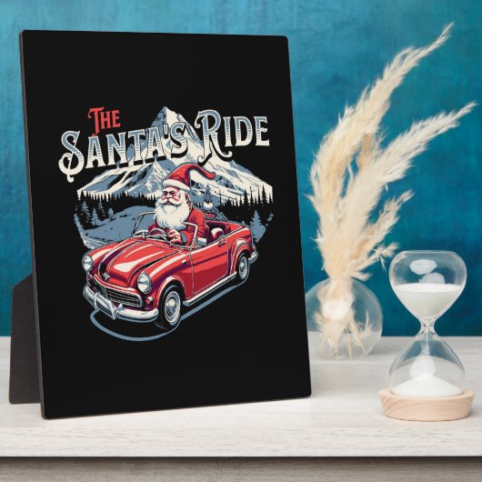 The santa's ride. fotoplaat (Zijkant)