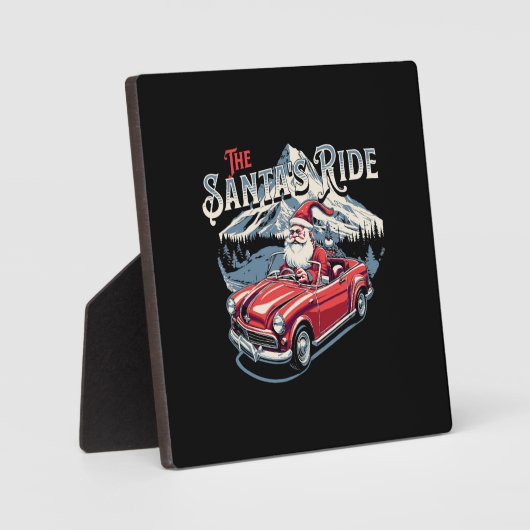 The santa's ride. fotoplaat (Voorkant)