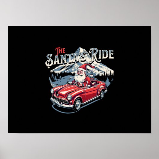The santa's ride. poster (Voorkant)