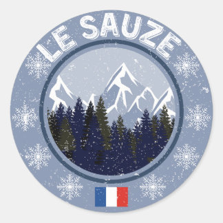 The Sauze Station Ronde Sticker
