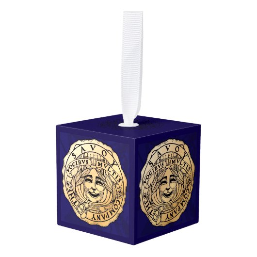 The Savoy Cube Ornament (Voorkant hoekig)