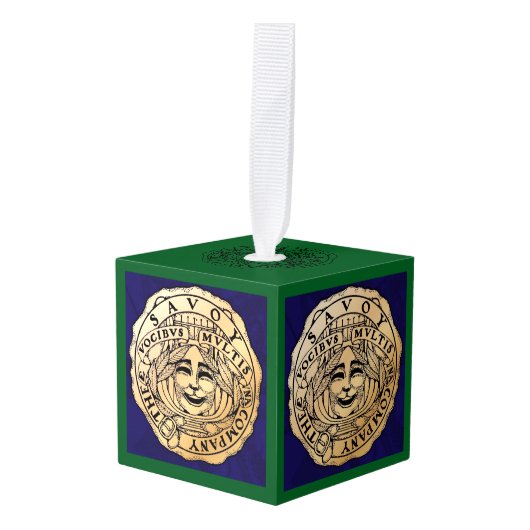 The Savoy Cube Ornament (Voorkant hoekig)