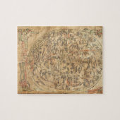 The Sawley Map Imago Mundi Honorius Augustodunensi Legpuzzel (Horizontaal)