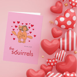 The Sbuirrels Ed and Mary Valentine Feestdagen Kaart