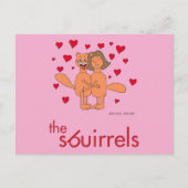 The Sbuirrels Ed and Mary Valentine Feestdagenkaart (Voorkant)