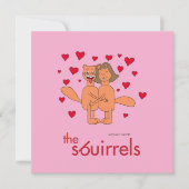 The Sbuirrels Ed and Mary Valentine Feestdagenkaart (Voorkant)