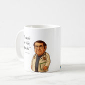 "The scale doesn’t lie, people do" Koffiemok (Voorkant links)