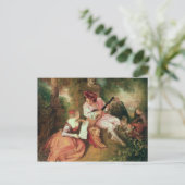 The Scale of Love, 1715-18 Briefkaart (Staand voorkant)