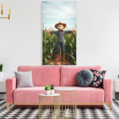 The Scarecrow Canvas Afdruk (Insitu (Woonkamer))