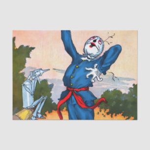 “The Scarecrow van Oz” door John R Neill Tissuepapier