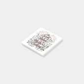 The Scent Of Home Is Mother's Cooking Post-it® Notes (Schuin)