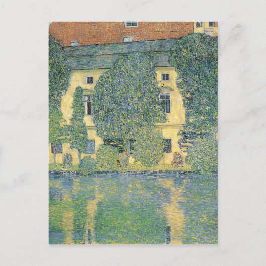 The Schloss Kammer on the Attersee III, 1910 Briefkaart (Voorkant)