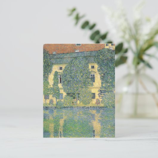 The Schloss Kammer on the Attersee III, 1910 Briefkaart (Staand voorkant)