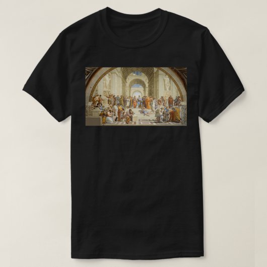 The school of Athens Raffaello Sanzio T-shirt (Design voorkant)