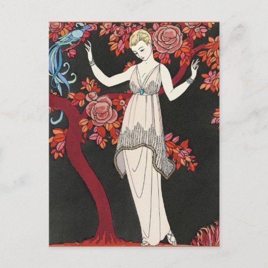 The Science Tree Evening Dress - George Barbier Briefkaart (Voorkant)