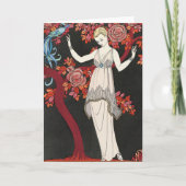 The Science Tree Evening Dress - George Barbier Kaart (Voorkant)