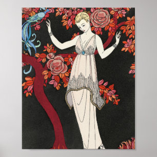 The Science Tree Evening Dress - George Barbier Poster