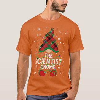 The Scientist Gnome Family Matching Group Xmas Lig T-shirt
