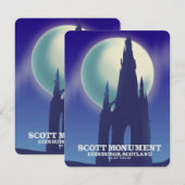 The Scott Monument, Edinburgh, Schotland (Voorkant / Achterkant)