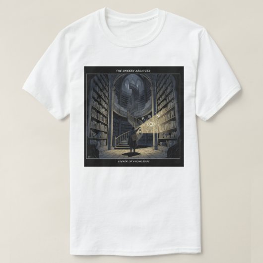 The Scout and the Forbidden Library T-shirt (Design voorkant)