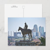 The Scout Statue, Kansas City, Missouri Briefkaart (Voorkant / Achterkant)