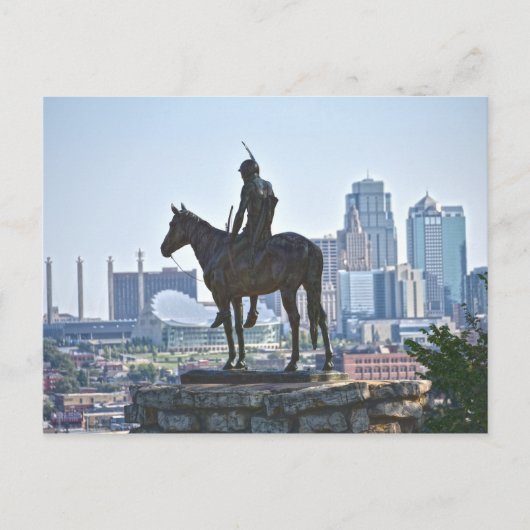 The Scout Statue, Kansas City, Missouri Briefkaart (Voorkant)