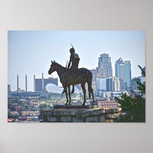 The Scout Statue, Kansas City Poster (Voorkant)