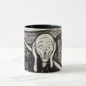 The Scream (1895) Edvard Munch Woodcut Fine Art Mok (Midden)
