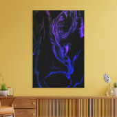 The Scream-an Abstract Art Creation on a 24x36 in. Canvas Afdruk (Insitu (Woonkamer))