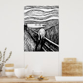 The Scream by Edvard Munch Poster (Keuken)