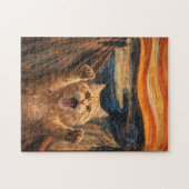 The Scream Cat Parody Art                          Legpuzzel (Horizontaal)
