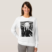 The Scream – Edvard Munch Art T-shirt (Voorkant volledig)