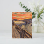 The Scream - Edvard Munch Briefkaart (Staand voorkant)