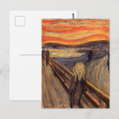 The Scream - Edvard Munch Briefkaart (Voorkant / Achterkant)