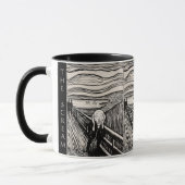 The Scream – Edvard Munch – Custom Text Mok (Links)