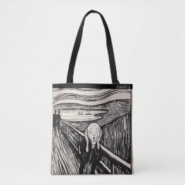 The Scream – Edvard Munch – Custom Text  Tote Bag