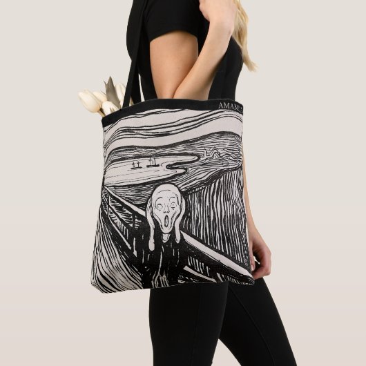 The Scream – Edvard Munch – Custom Text  Tote Bag (Dichtbij)
