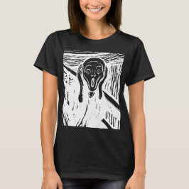 The Scream – Edvard Munch Kunst (Omgekeerd) T-Shir T-shirt