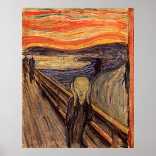 The Scream - Edvard Munch Poster (Voorkant)