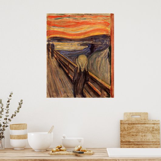 The Scream - Edvard Munch Poster (Keuken)