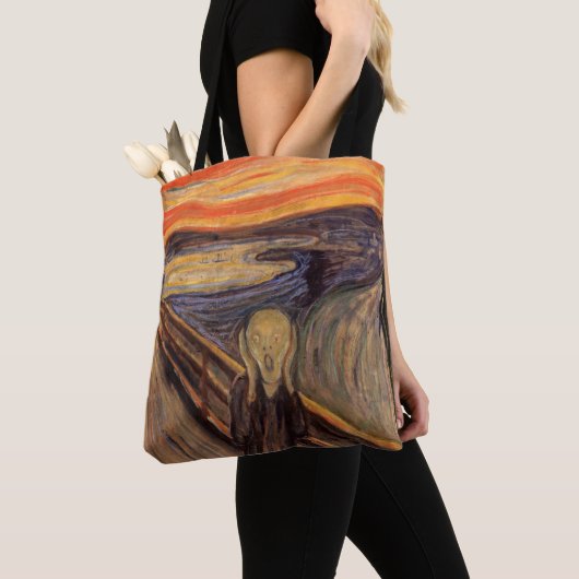 The Scream - Edvard Munch Tote Bag (Dichtbij)
