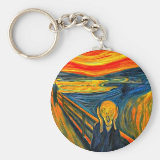 The Scream, Fine Art van Munch, Sleutelhanger (Voorkant)